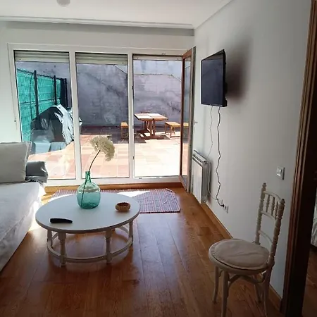 Apartamento Con Terraza Comillas Buitenkant foto